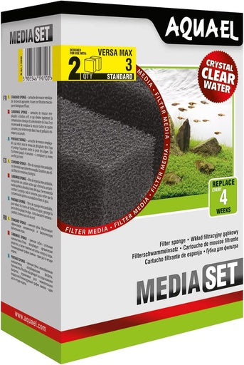 Aquael Filter Sponge For Versa Max 3-2pcs
